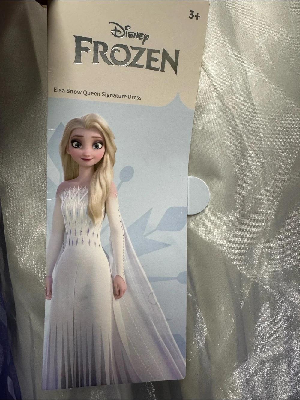 Elsa the snow queen Iridescent White and Purple Princess Dress Costume 8-10